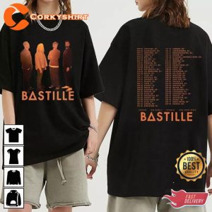 Bastille 2023 North American Tour Concert Unisex Shirt For Fan1