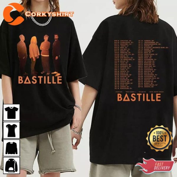 Bastille 2023 North American Tour Concert Unisex Shirt For Fan