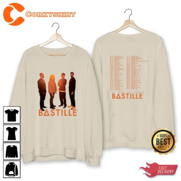 Bastille 2023 North American Tour Concert Unisex Shirt For Fan