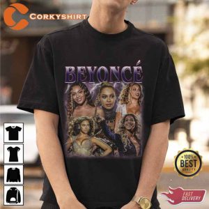 Beyonce Vintage 90s Inspired Bootleg Shirt Gift For Fans