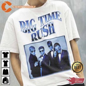 Big Time Rush BTR US Pop Band Crewneck T Shirt