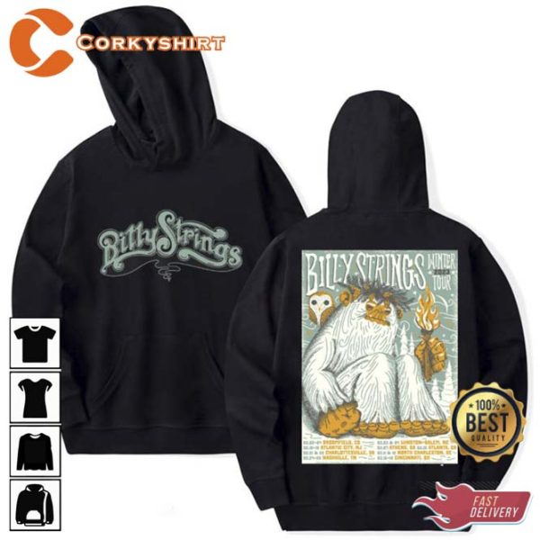 Bluegrass Guitarist Billy Strings Tour 2023 Unisex Hoodie