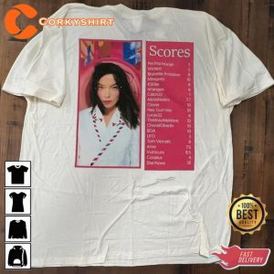 Bjork Post Album Cover 90s Music Shirt Anniversary Gift For fans3