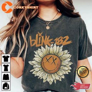 Blink 182 Art Arrow Smiley Album Song Music Unisex Shirt For Fans1