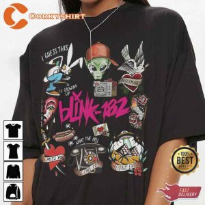 Blink 182 Doodle Art Shirt,2