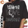 Blink 182 Love Is Dangerous Rock n Roll Music Concert Tee