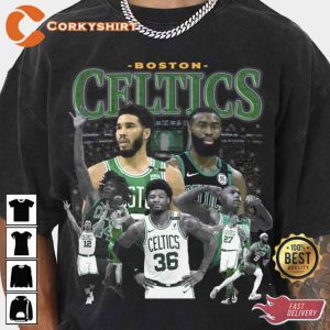 Boston Celtics Bootleg Vintage Sports Team Rap Tee T Shirt