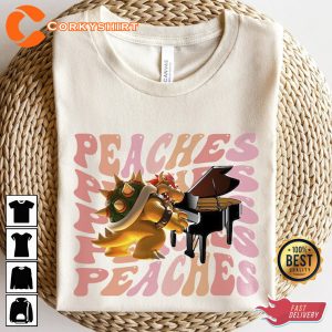 Bowser Peaches Princess Song Unisex Shirt Mario Fan Gifts