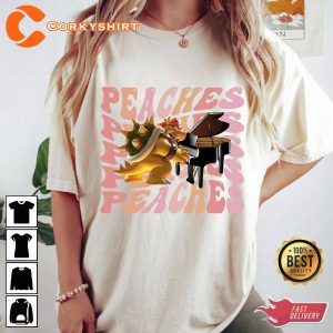 Bowser Peaches Princess Song Unisex Shirt Mario Fan Gifts