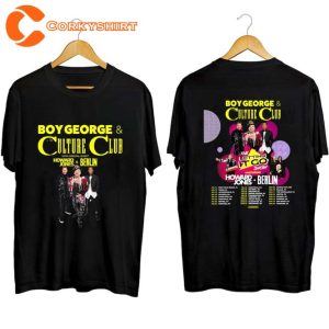 Boy George With Culture Club Howard Jones 2023 Tour Shirt