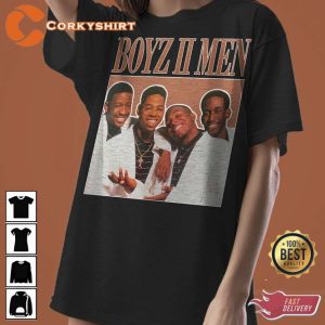 Boyz II Men RnB Ballad Love Song Music Fans Unisex T-Shirt