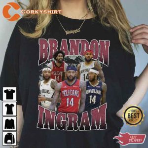 Brandon Ingram New Orleans Basketball VIntage Style T-shirt