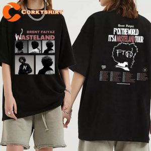 Brent Faiyaz Its A Wasteland Tour Concert Shirt For Fans