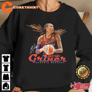 Brittney Griner Phoenix Mercury WNBA Basketball Fan Tee Shirt