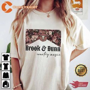 Brooks And Dunn Bullhead Country Music T-shirt For Fans