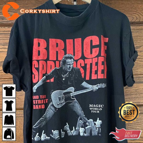 Bruce Springsteen and The E Street Band Unisex European Tour Shirts