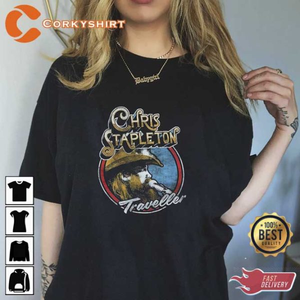 CHRIS STAPLETON Traveller Everything Changes Like The Desert Wind T-Shirt