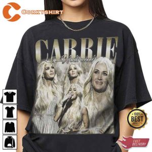 Carrie Underwood 90s Art Collection Concert Dates T-shirt