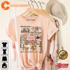 Chicks Band Country Music Concert Playlist Song Classic Shirt