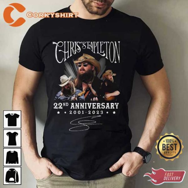 Chris Stapleton 22nd Anniversary Unisex Crewneck Shirt