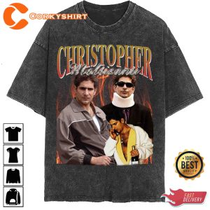 Christopher Moltisanti Vintage Washed Shirt Actor Homage 1