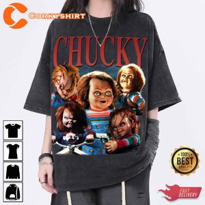 Chucky Horror Series Movie Don Mancini Childs Play Unisex T-Shirt Design