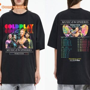 Coldplay World Tour 2023 Europe Gift For Fans Lovers T-Shirt