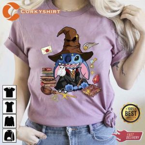 Cute Stitch Adorable In Witch Costume Shirt For Fans