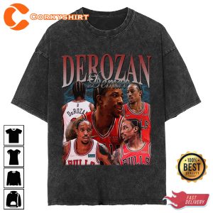 Demar Derozan Shooting Guard Small Chicago Bulls Basketball T-Shirt Design