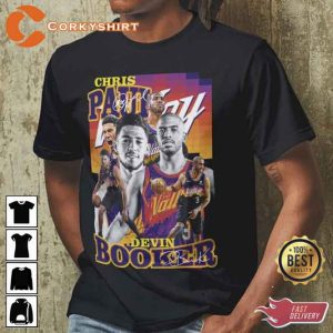 Devin Booker and Chris Paul Game 6 vs. Nuggets Tshirt