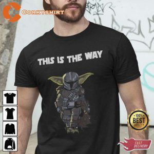 Din Grogu This is the Way Unisex Softstyle Baby Yoda T-Shirt