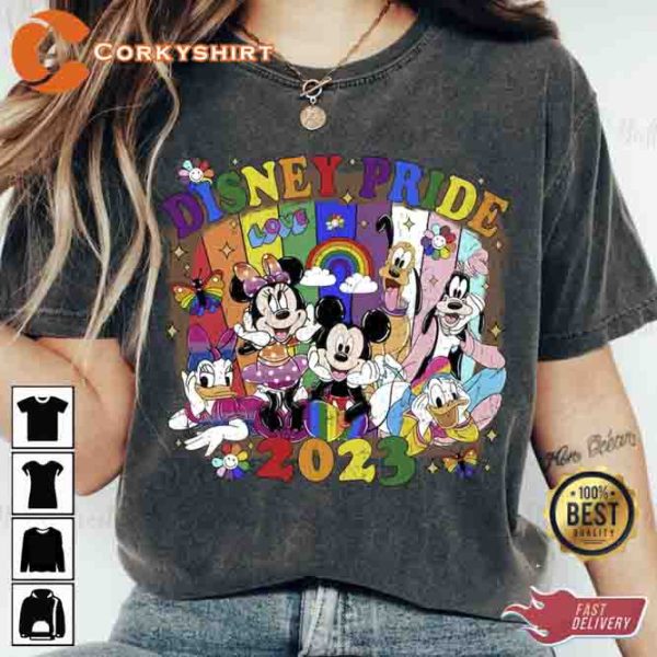 Disney Mickey And Friends Gay Days Orlando Pride 2023 LGBT Shirt