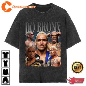 Do Bronx Charles Oliveira Mixed Martial Arts Boxing T-Shirt Design