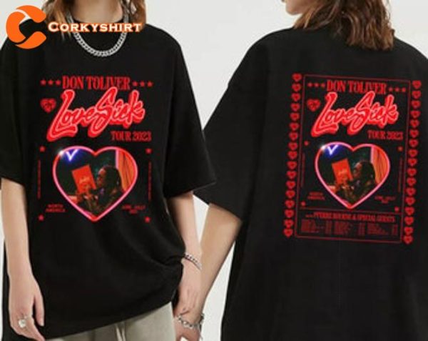 Don Toliver Love Sick North America Tour 2023 Shirt For Fans