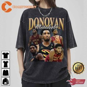 Donovan Mitchell Basketball Player For The Cleveland Cavaliers Vintage Washed Shirt