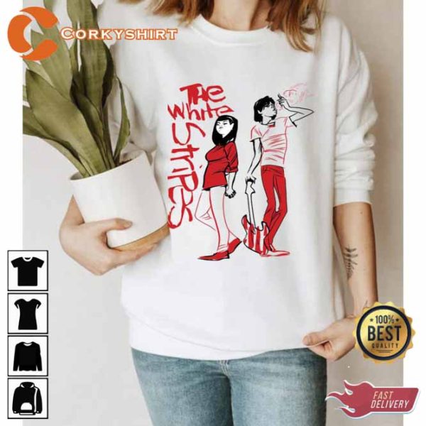 Drawing Style The White Stripes Unisex T-Shirt Sweatshirt