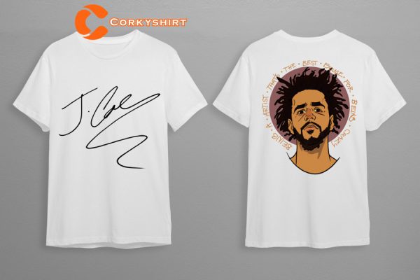 Dreamvillains J Cole Rapper Hip Hop Fan Classic 2 Side Coke Shirt