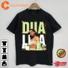 Dua Lipa Concert Classic Pop Music Fan Gift 90s Vintage T-shirt