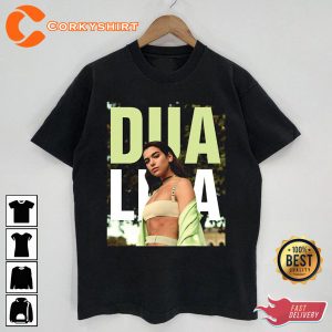 Dua Lipa Concert Classic Pop Music Fan Gift 90s Vintage T-shirt