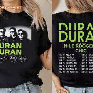 Duran Duran Signatures 2023 Tour Pop Rock Music Concert T-Shirt