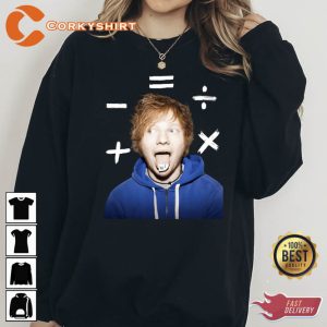 Ed Sheeran 2023 Tour Mathematics Funny Face Sheerios Shirt For Fans