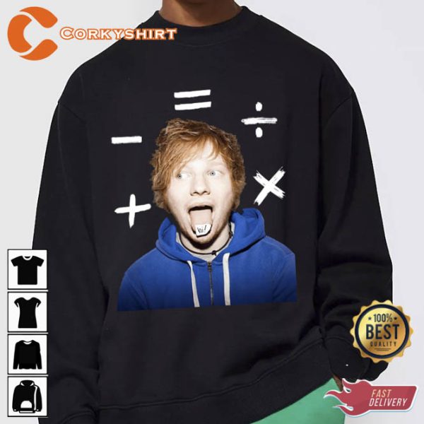Ed Sheeran 2023 Tour Mathematics Funny Face Sheerios Shirt For Fans