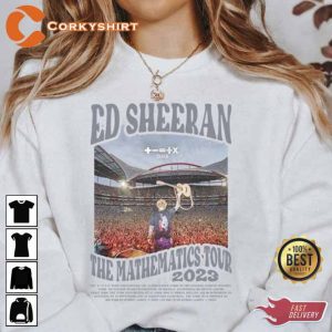 Ed Sheeran The Mathematics 2023 Tour Sheerios On Stage Shirt