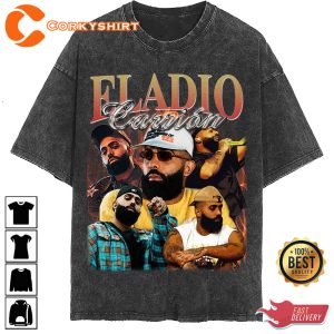 Eladio Carrión Vintage Washed Shirt Hip Hop Rnb Rap Unisex 1