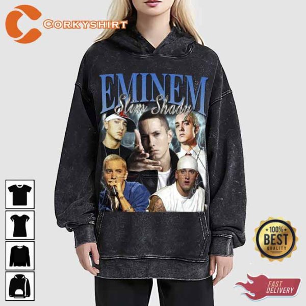 Eminem Slim Shady Vintage Washed T-Shirt Gift For Fans