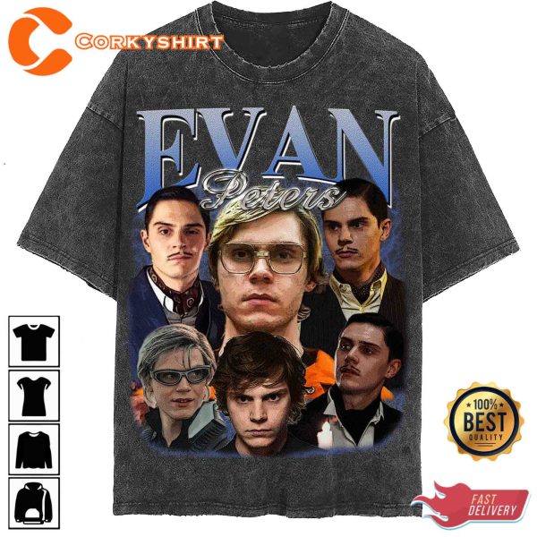 Evan Peters Actor Dahmer Monster The Jeffrey Dahmer Story Movie Shirt