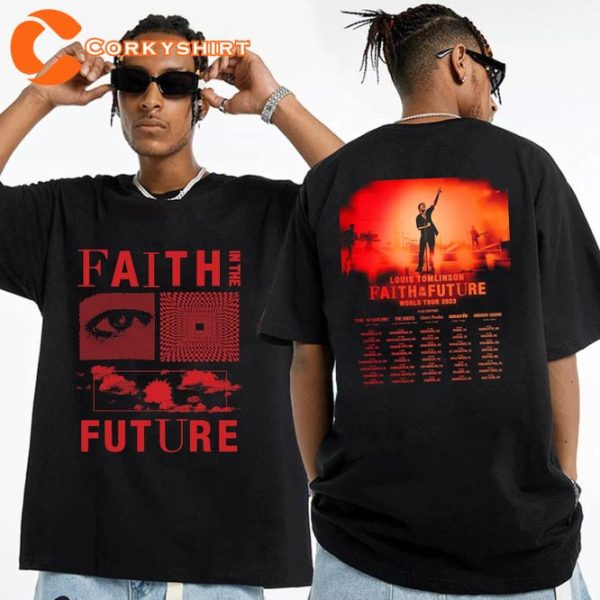 Faith In The Future World Tour 2023 NA Louis Tomlinson Designed Shirt