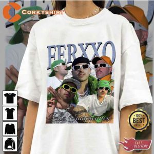 Feid Ferxxo Hip Hop 90's Style Rap Retro Graphic Tee Shirt