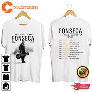 Fonseca Viajante USA Tour 2023 Gift For Fan Tee Shirt