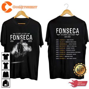 Fonseca Viajante USA Tour 2023 Gift For Fan Tee Shirt